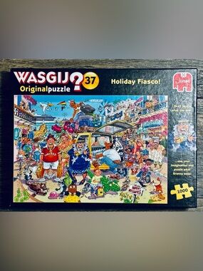 Wasgij Original #37 'Holiday Fiasco!' 1000 Piece Puzzle VERY GOOD